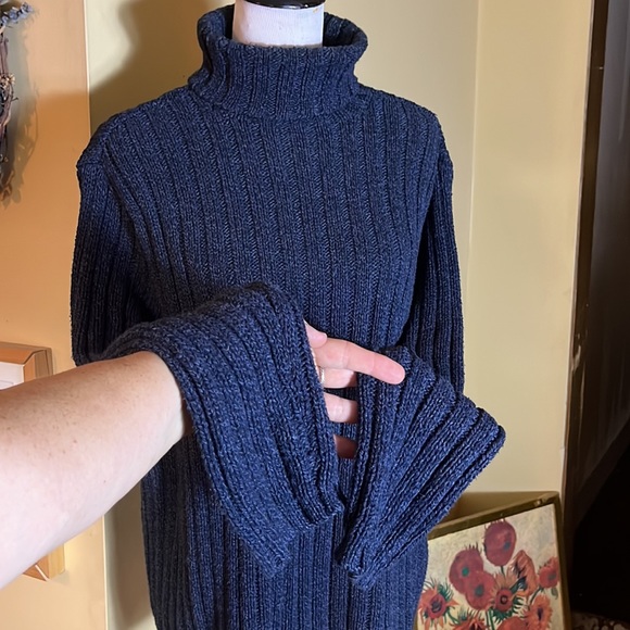 Vtg 80s RALPH LAUREN Polo Size Large Cotton Ribbed Turtleneck Timeless Cozy Soft - Picture 16 of 16